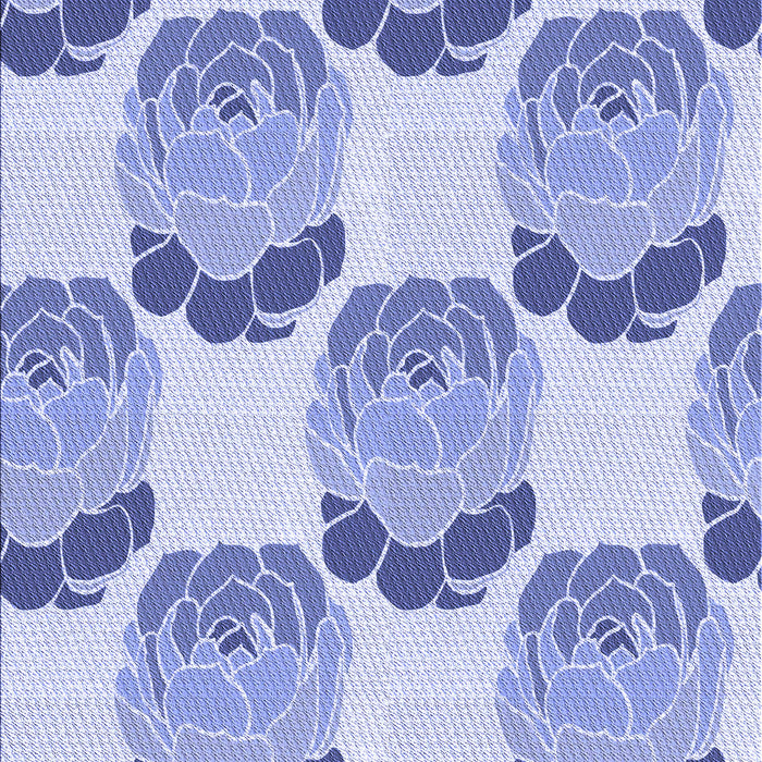 Patterned Periwinkle Purple Rug, pat663blu
