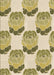 Patterned Brown Gold Rug, pat663brn