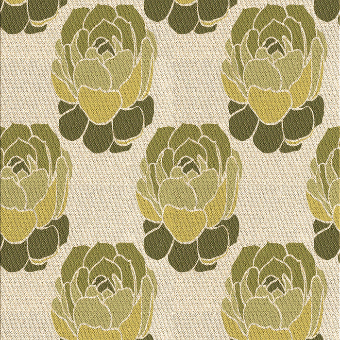 Patterned Brown Gold Rug, pat663brn