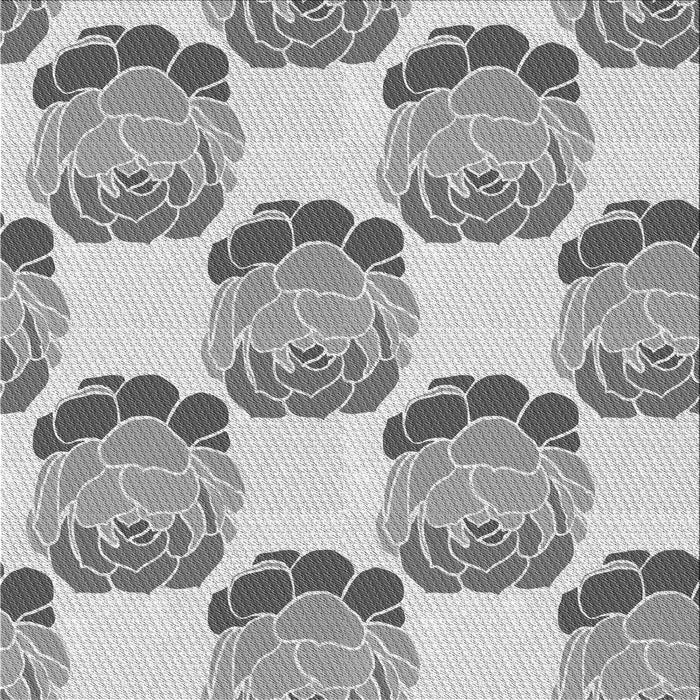 Round Machine Washable Transitional Silver Gray Rug, wshpat663gry