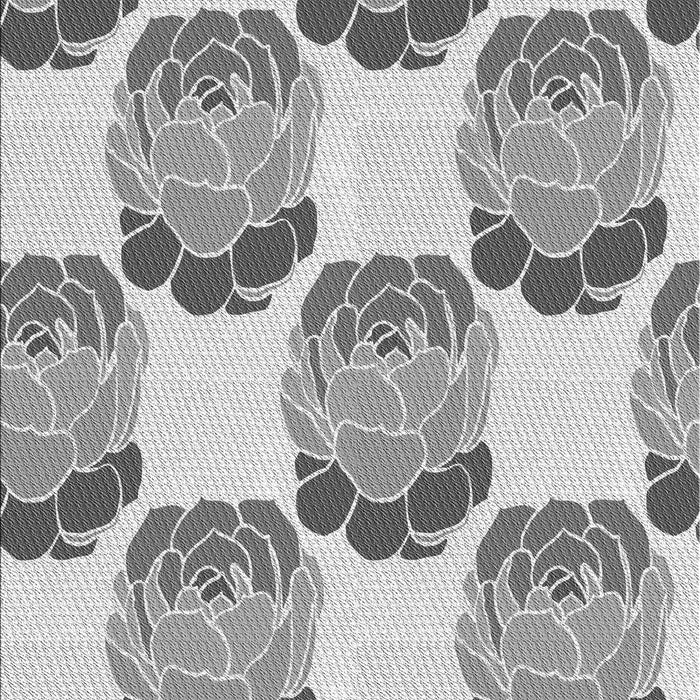 Machine Washable Transitional Silver Gray Rug, wshpat663gry