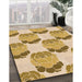 Machine Washable Transitional Brown Gold Rug in a Family Room, wshpat663org