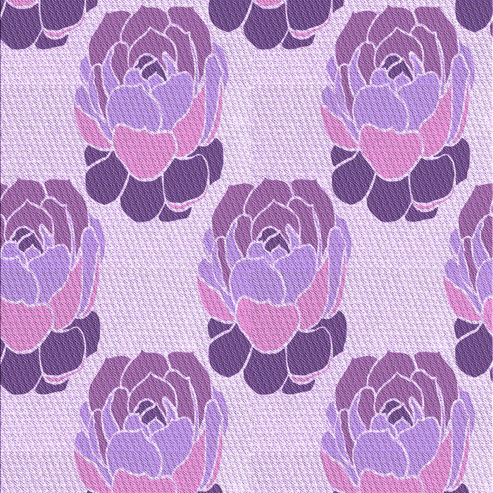 Patterned Blossom Pink Rug, pat663pur