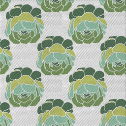 Sideview of Machine Washable Transitional White Gold Rug, wshpat663