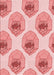 Patterned Baby Pink Rug, pat664rd