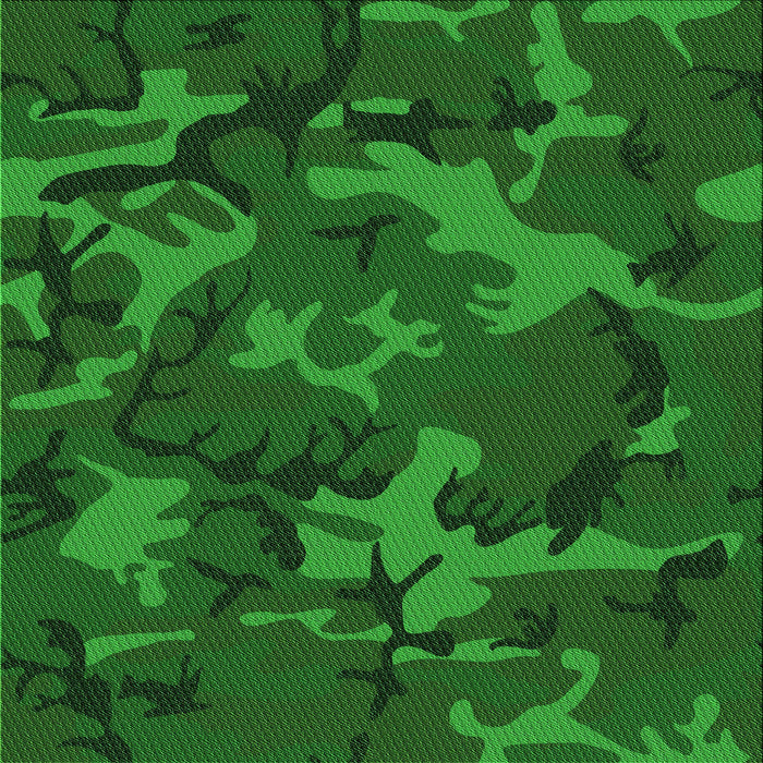 Round Patterned Deep Emerald Green Rug, pat665grn