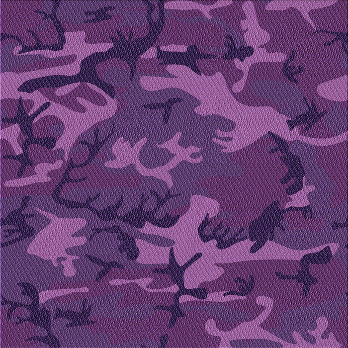 Round Patterned Dark Orchid Purple Rug, pat665pur