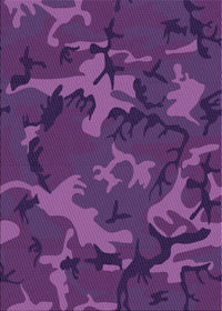 Machine Washable Transitional Dark Orchid Purple Rug, wshpat665pur