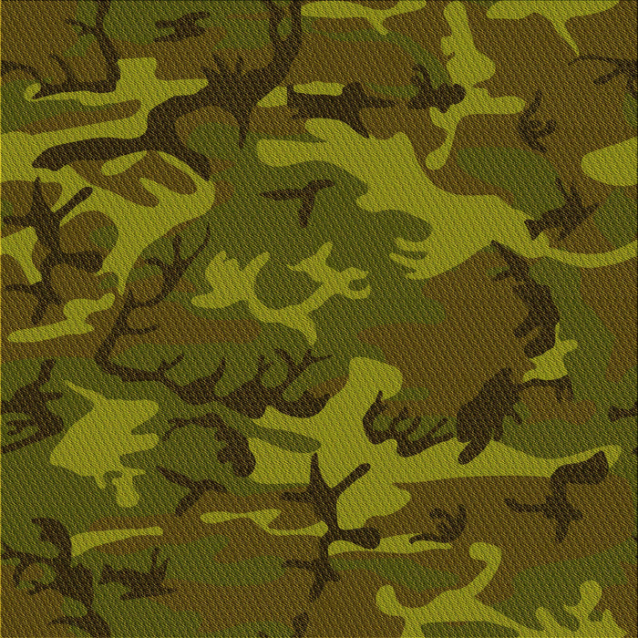 Round Patterned Dark Yellow Green Rug, pat665yw