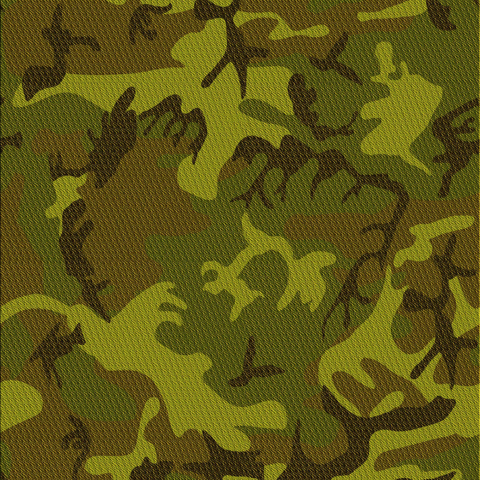 Patterned Dark Yellow Green Rug, pat665yw
