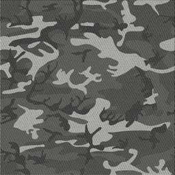 Square Patterned Gunmetal Gray Novelty Rug, pat666