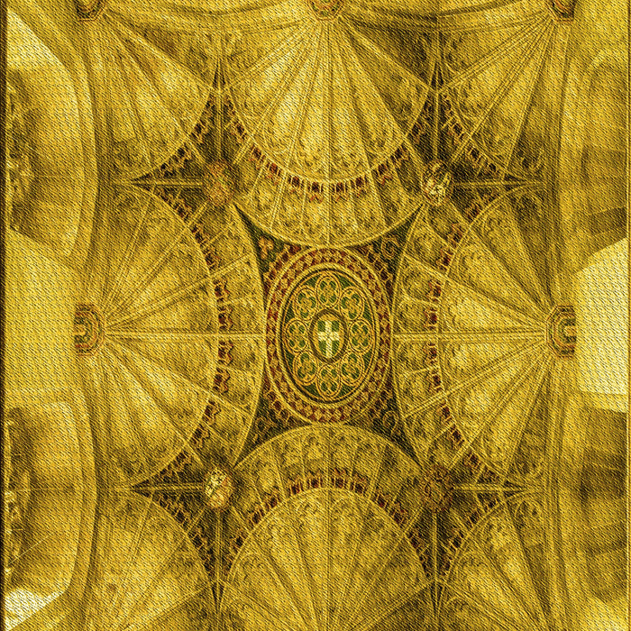 Patterned Dark Bisque Brown Rug, pat667yw