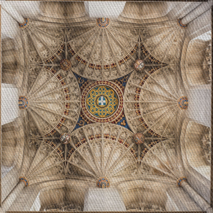 Sideview of Machine Washable Transitional Red Brown Rug, wshpat667