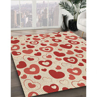 Patterned Vanilla Gold Rug, pat668brn