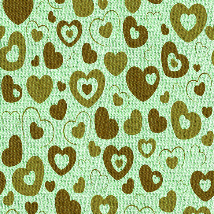 Patterned Pale Green Rug, pat668grn