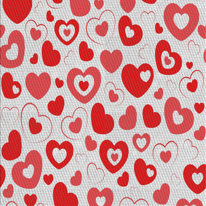 Patterned Platinum Gray Novelty Rug, pat668