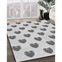 Patterned Platinum Gray Rug, pat669gry