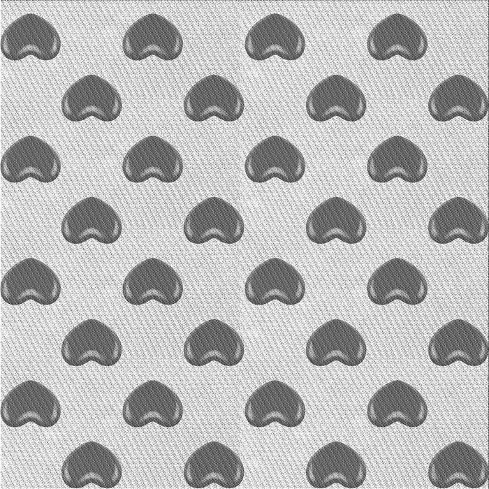 Round Machine Washable Transitional Platinum Gray Rug, wshpat669gry