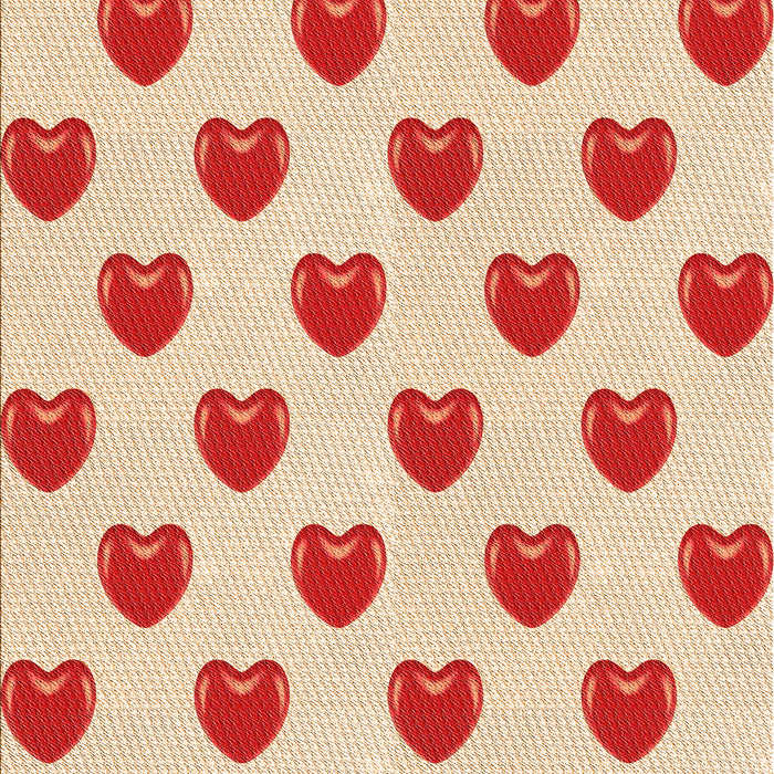 Patterned Bright Orange Rug, pat669org