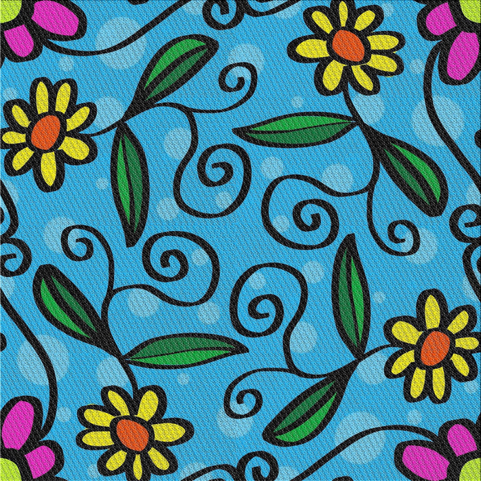 Sideview of Machine Washable Transitional Dark Blue Grey Blue Rug, wshpat66