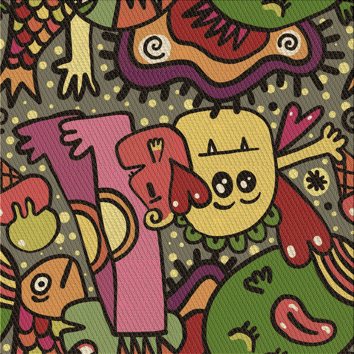 Round Machine Washable Transitional Caramel Brown Rug, wshpat670brn