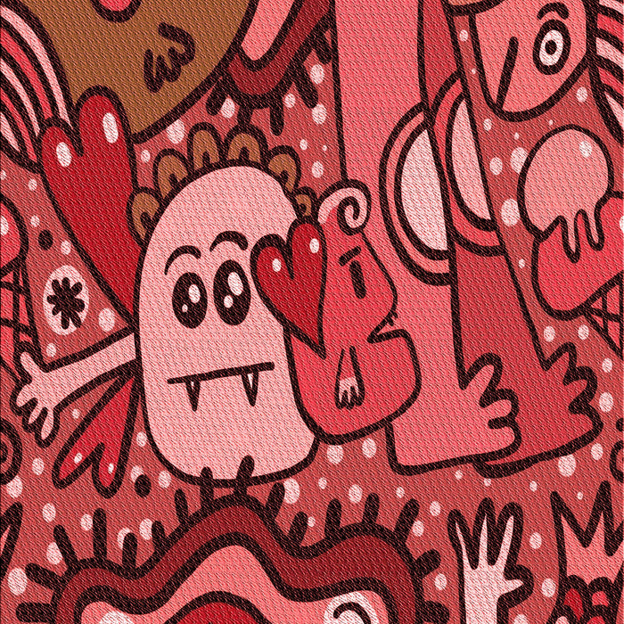 Machine Washable Transitional Cranberry Red Rug, wshpat670rd