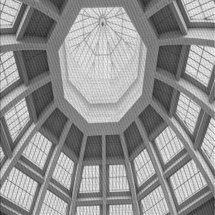 Patterned Cloud Gray Rug, pat671gry