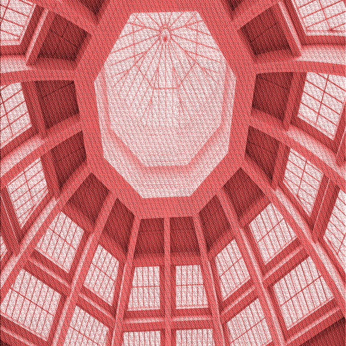 Patterned Light Coral Pink Rug, pat671rd