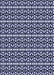 Machine Washable Transitional Night Blue Rug, wshpat672blu