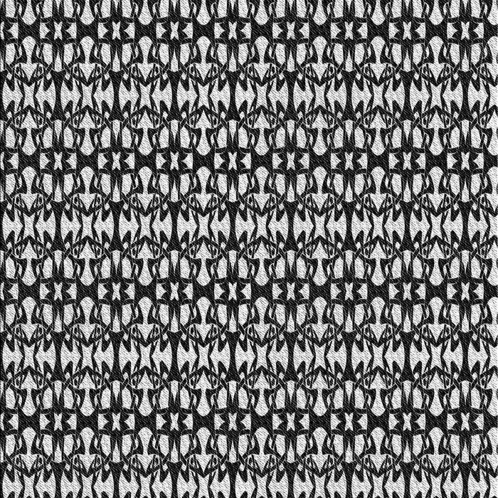 Patterned Midnight Gray Rug, pat672gry