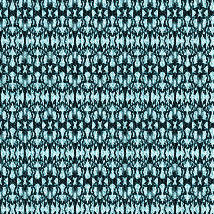 Patterned Deep Teal Green Rug, pat672lblu