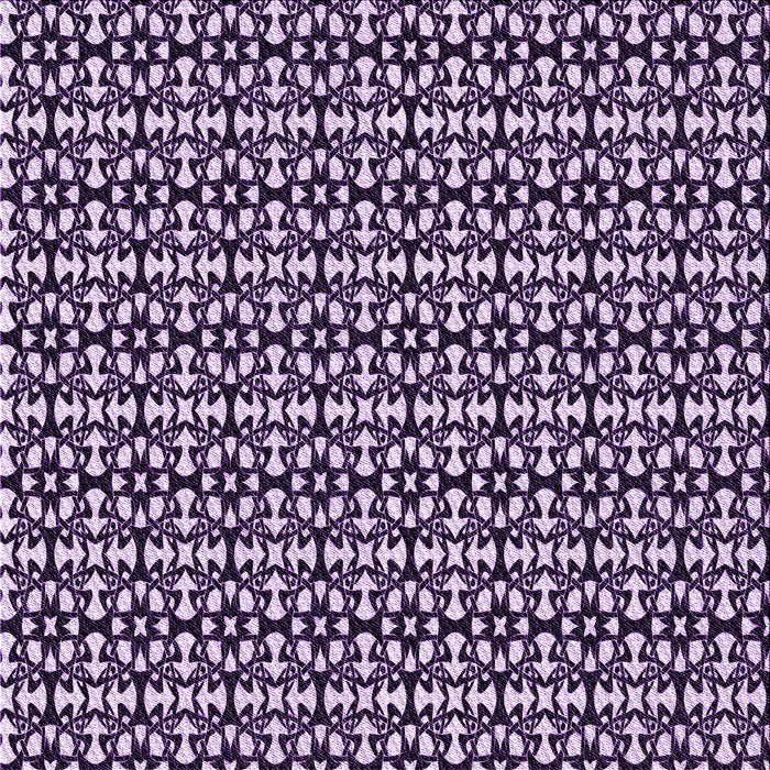 Round Patterned Dark Purple Rug, pat672pur