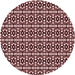 Square Patterned Pastel Pink Rug, pat672rd