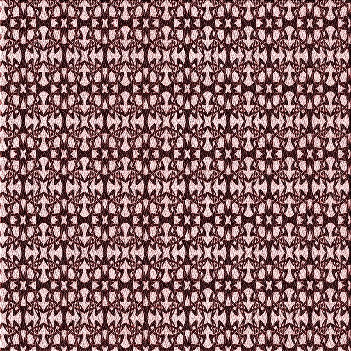 Round Machine Washable Transitional Pastel Pink Rug, wshpat672rd