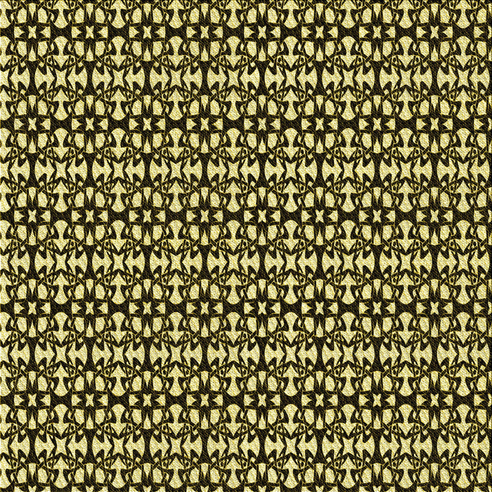 Round Patterned Midnight Gray Rug, pat672yw