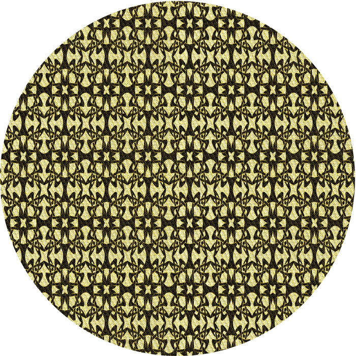 Square Patterned Midnight Gray Rug, pat672yw