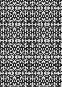 Patterned Mid Gray Novelty Rug, pat672