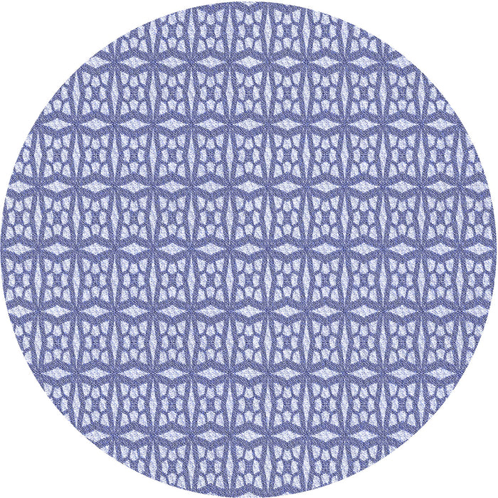 Square Machine Washable Transitional Periwinkle Purple Rug in a Living Room, wshpat673blu