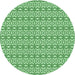 Square Patterned Pastel Green Rug, pat673grn