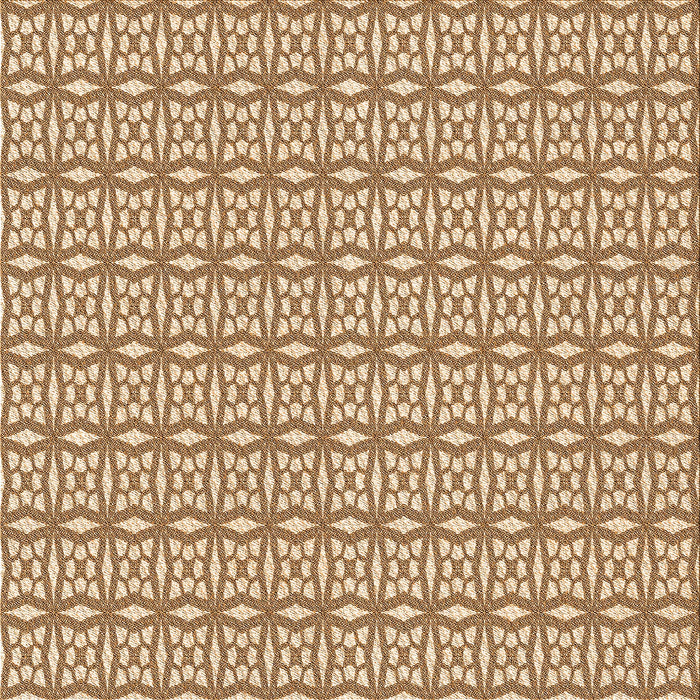 Round Patterned Red Rug, pat673org