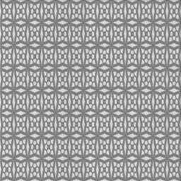 Square Patterned Carbon Gray Novelty Rug, pat673