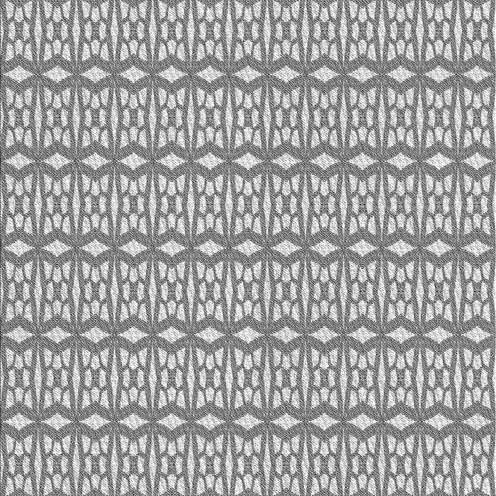 Patterned Carbon Gray Novelty Rug, pat673