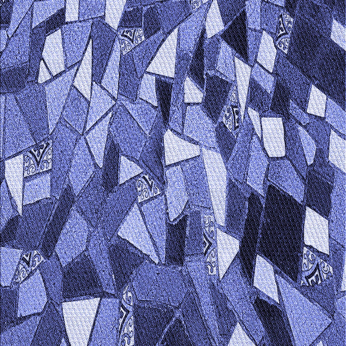 Machine Washable Transitional Sky Blue Rug, wshpat674blu