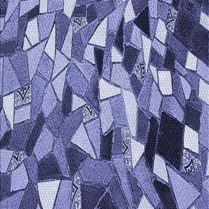 Machine Washable Transitional Blue Rug, wshpat675blu