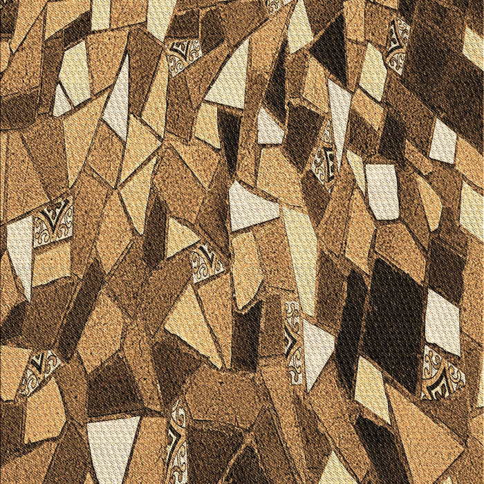 Machine Washable Transitional Orange Rug, wshpat675brn