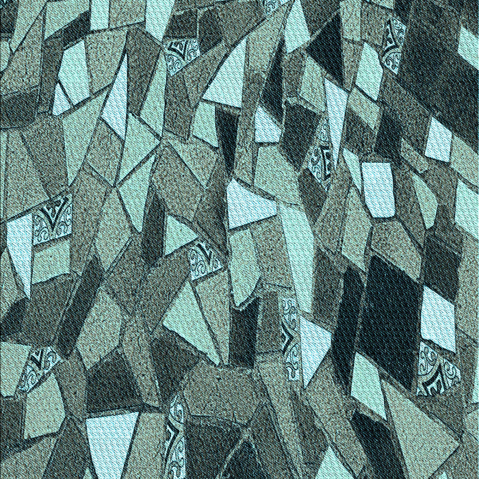 Machine Washable Transitional Charcoal Blue Rug, wshpat675lblu