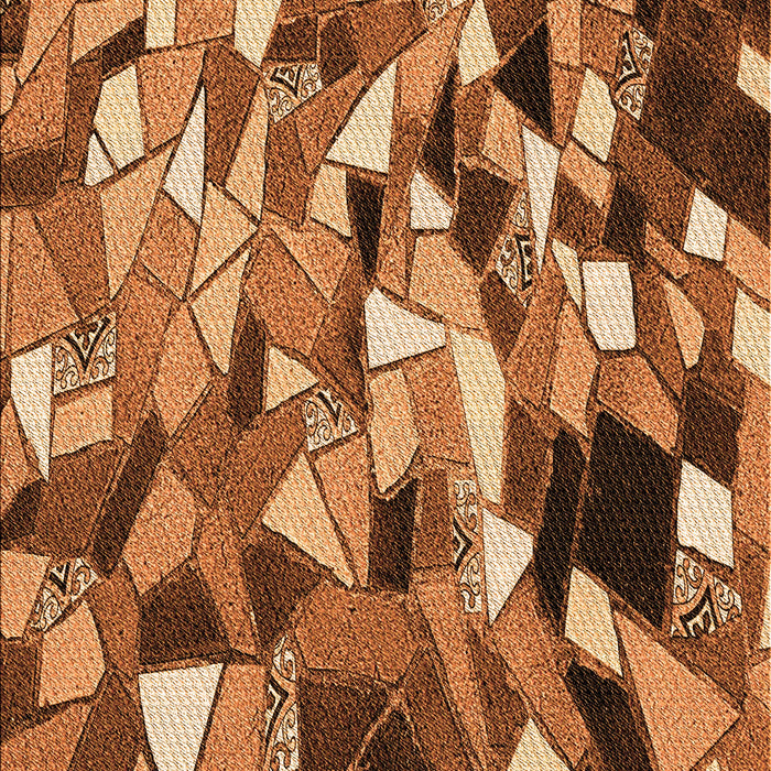 Machine Washable Transitional Orange Rug, wshpat675org