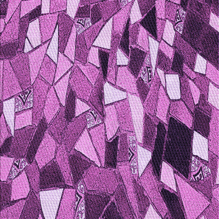 Machine Washable Transitional Dark Magenta Purple Rug, wshpat675pur