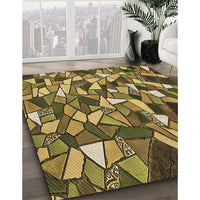 Patterned Bakers Brown Rug, pat677brn