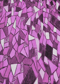 Machine Washable Transitional Violet Purple Rug, wshpat678